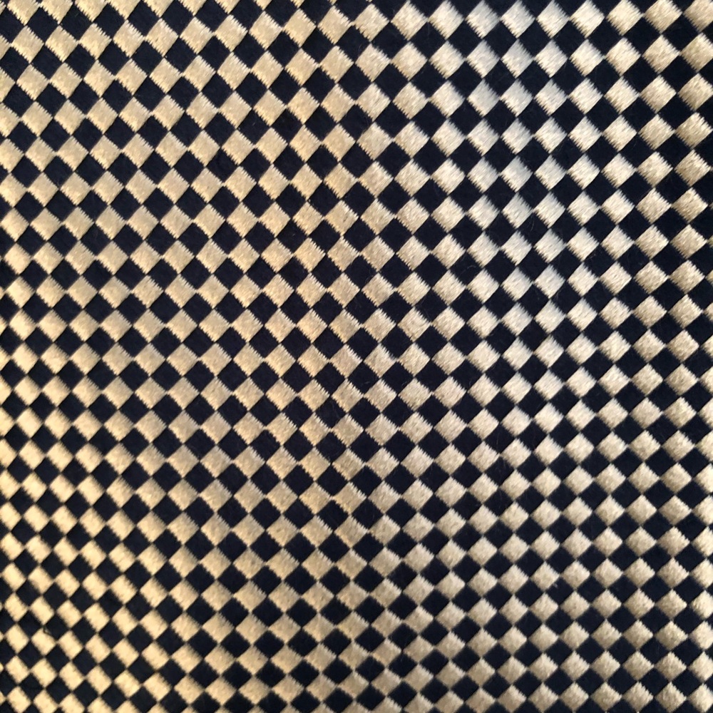 Charvet Mini-Diamond Print Silk Satin Tie - Picture 3 of 3